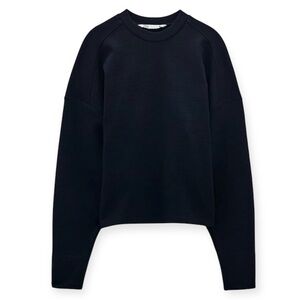 [Zara] Cashmere & Wool Blend Crew Neck Sweater